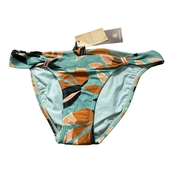 VIX Paula Hermanny Aqua Matisse Bikini Bottoms Size 6 - Picture 4 of 5